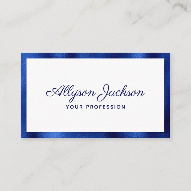 Modern Minimal Business Card (Front)