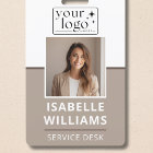 Modern Minimal Business Employee  ID