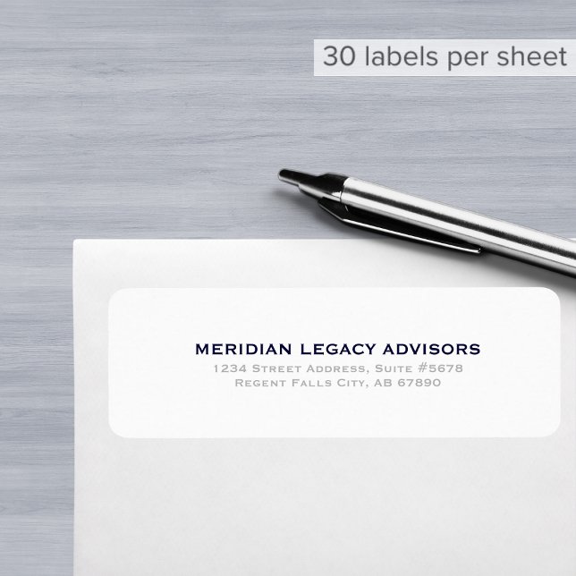  Modern Minimal Business Return Address (Creator Uploaded)