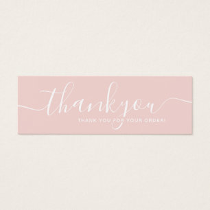 Modern Minimal Business Thank You For Order Insert