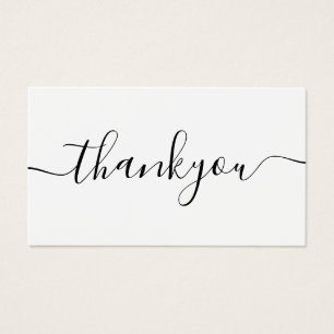Modern Minimal Business Thank You For Order Insert