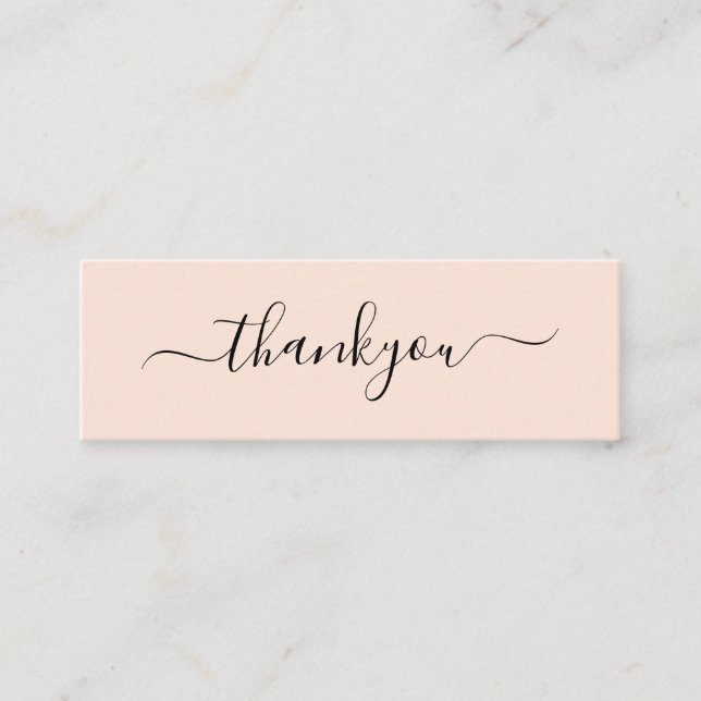 Modern Minimal Business Thank You For Order Insert (Front)