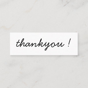 Modern Minimal Business Thankyou Order Insert