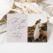 Modern Minimal Calligraphy Wedding Photo