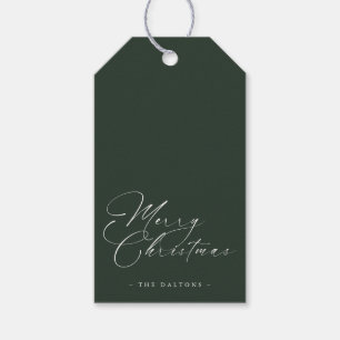 Modern Minimal Christmas Holiday   Gift Tag