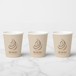 Modern Minimal Coffee Shop professional shop Paper Cups