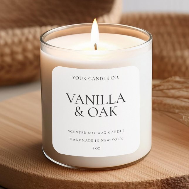 Modern Minimal Custom Candle Label (Creator Uploaded)