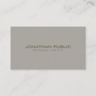 Modern Minimal Design Professional Chic Template Business Card