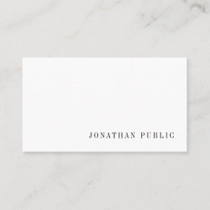 Modern Minimal Design Template Professional Cool Business Card