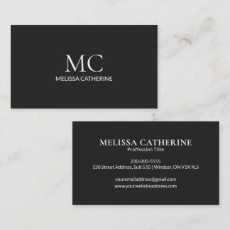 Modern Minimal Elegant Business Card