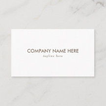 Modern Minimal Elegant