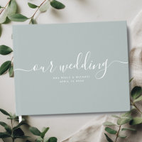 Modern Minimal Elegant Chic Dusty Sage Wedding