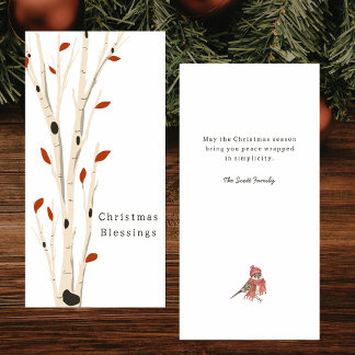 Modern Minimal Elegant Stylish Christmas Holiday Card