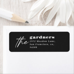 Modern minimal elegant typography family black