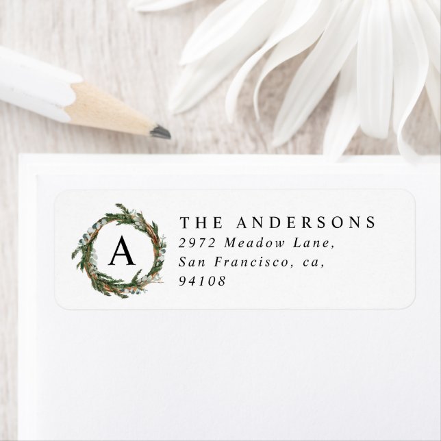 Modern minimal foliage winter green blue foliage (Insitu)