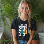 Modern Minimal Grad Typography Class of 2024 Grad Tri-Blend Shirt<br><div class="desc">Modern,  bold trendy typography design that uniquely arranges the word "GRAD" and "2024" to create this stylish typographic class of 2024 t-shirt design. Customize with grad's name and the year. Note: colors can easily be changed to suit your design preference. Perfect gift for the grad. Design by Moodthology Papery.</div>