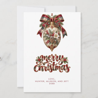 MODERN MINIMAL HOLIDAY CARD