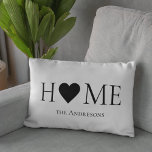 Modern Minimal Home Family Personalized Gift Accent Pillow<br><div class="desc">Welcome to our Modern Minimal Home Family collection on Zazzle – the perfect destination for personalized gifts that elevate your home and celebrate family bonds. Our thoughtfully curated selection of products seamlessly blends contemporary design with the warmth of family,  creating a unique and stylish touch for your living spaces.</div>