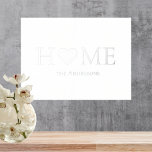 Modern Minimal Home Family Personalized Gift  Foil Prints<br><div class="desc">odern minimal home family personalized poster should be a reflection of the family's values,  personality,  and unique story,  while also fitting into their home's modern and minimalist aesthetic.</div>