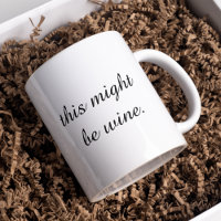 Modern Minimal Love Wine Funny Quote