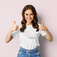 Modern Minimal Millionaire CEO | Pink And Black