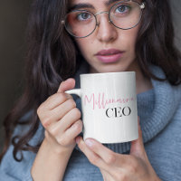 Modern Minimal Millionaire CEO | Pink And Black 