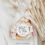 Modern Minimal Mint To Be Wedding Favour Classic Round Sticker<br><div class="desc">These Modern Minimalist Mint To Be wedding favour stickers are perfect for a minimalist wedding or a modern wedding. This simple design features a hand script font that is perfect for your event. Customizable all of the wording to be in any colour. You can also add any image, if you...</div>