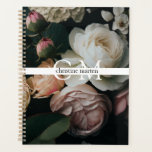 Modern minimal monogram flowers planner<br><div class="desc">Modern, minimal, monogram, flowers Planner, beautiful gift for christmas for your family & friends. Or for yourself to start in a happy new year!</div>