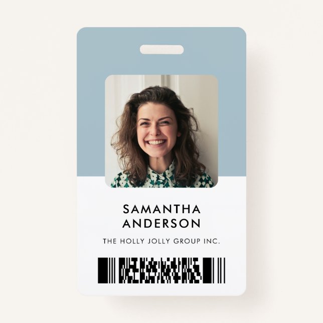 Modern Minimal Name ID Card Conference Office Badge (Front)