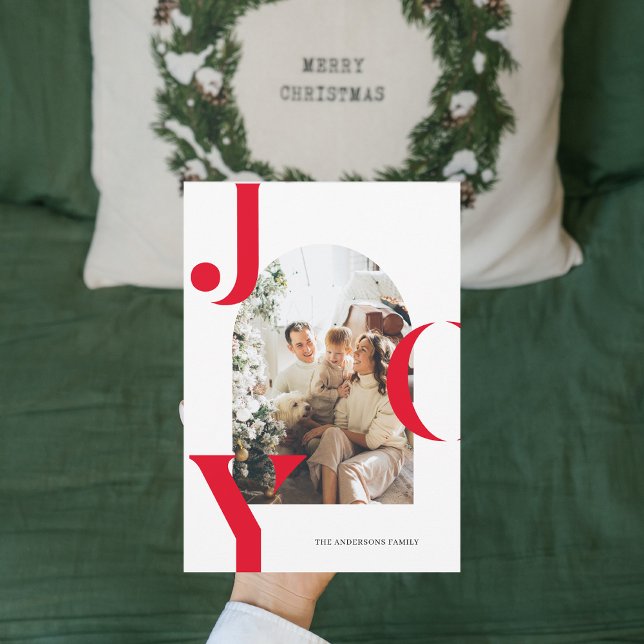Modern Minimal Photo Arch Joy Invitation (Creator Uploaded)