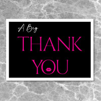 Modern Minimal Pink Lips She's Thirty Birthday