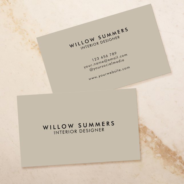 Modern Minimal Professional Business Card (Creator Uploaded)