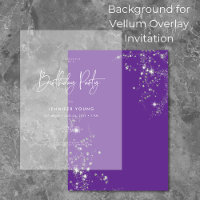 Modern Minimal Purple Diamonds Birthday Background