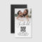 modern minimal qr code photo save the date magnet