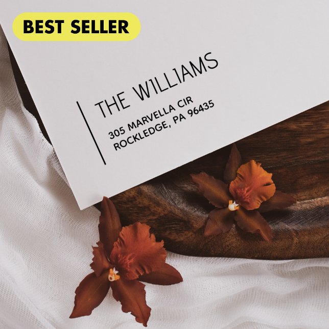 Modern & Minimal Return Address  Self-inking Stamp (Modern & Minimal Return Address Self-inking Stamp)