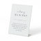 Modern Minimal Script Wedding Memorial