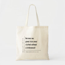 Modern Minimal Simple Bold Classy Bridesmaid Gift