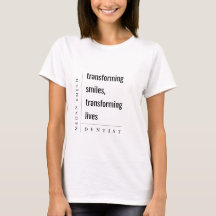 Modern Minimal Simple Bold Smile Dentist Gift
