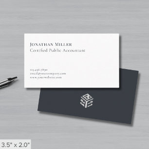 Modern Minimal Simple Business Card