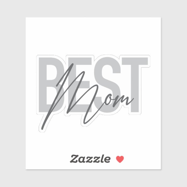 Modern, minimal, simple, cool design of Best Mom (Sheet)