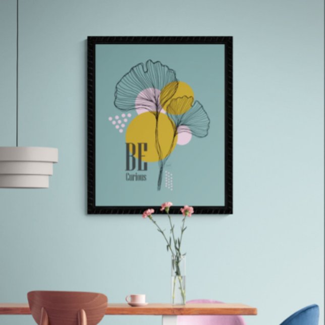 Modern Minimal Simple Line Art Quote Poster (Creator Uploaded)
