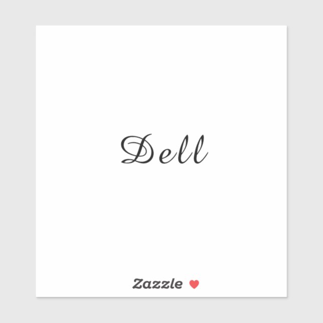 Modern Minimal Stylish Dell Design (Sheet)