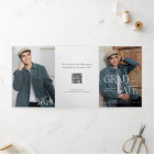 Modern Minimal Trendy Grad Photo Collage Graduate