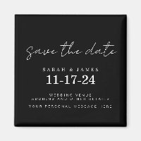 Modern Minimal Wedding Save the Date