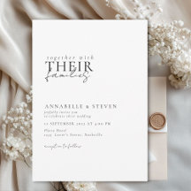 Modern, Minimal, White, Wedding