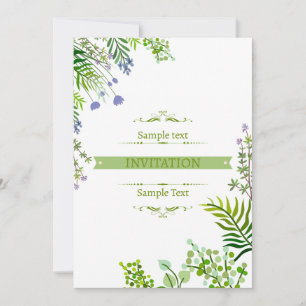Modern Minimalism: Simplicity with Style Invitatio Invitation