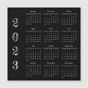 Modern, Minimalist 2023 Calendar
