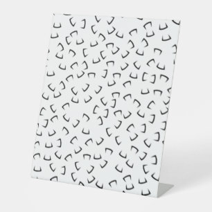 Modern Minimalist Abstract Desk Sign