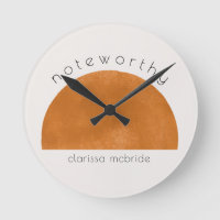 Modern Minimalist Abstract Sun Personalized 