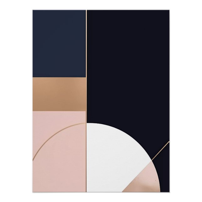 Modern minimalist abstract wall art (Front)